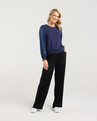Hudson Crinkle Sleeve Top