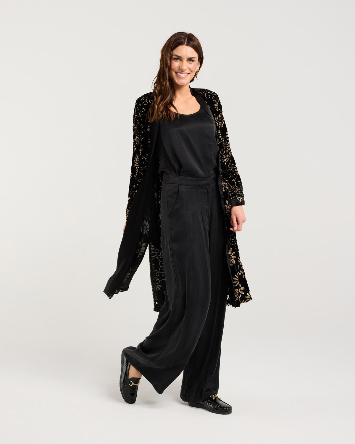 Carrie Viscose Burnout Kimono