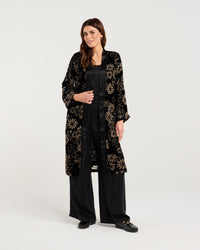 Carrie Viscose Burnout Kimono