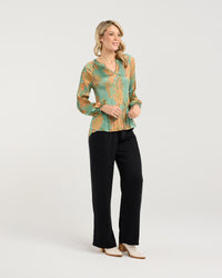 Pollyana Pleat Top