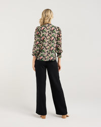 Patti Stiched Pleat Blouse