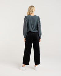 Roxi Baby Cord Barrel Leg Pant