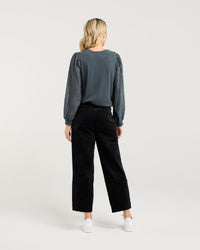 Hudson Crinkle Sleeve Top