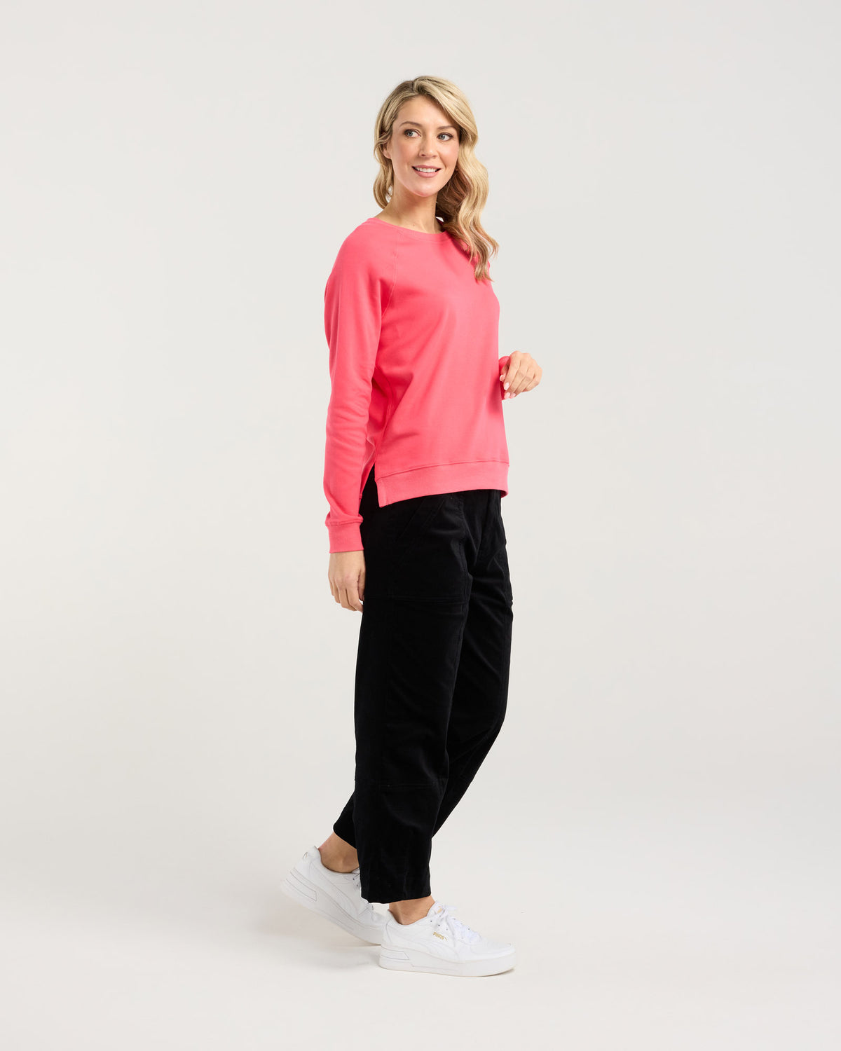 Empire Step Hem Sweat