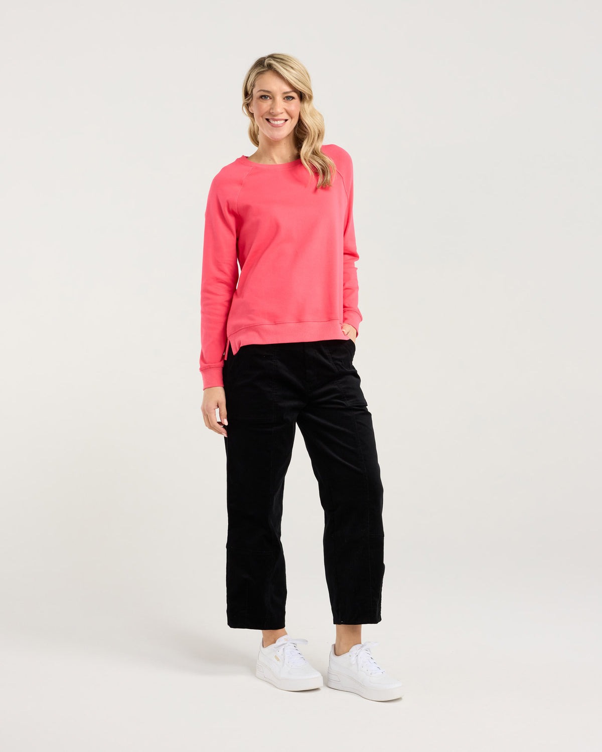 Empire Step Hem Sweat