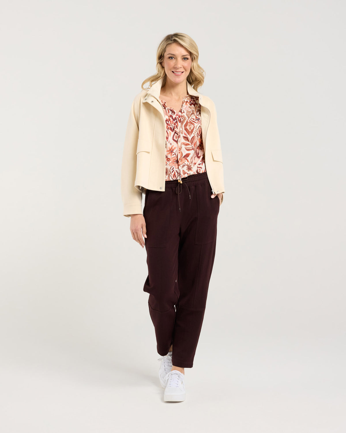 Amaya Zip Front Crop Jacket