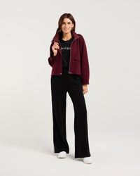 Amaya Zip Front Crop Jacket