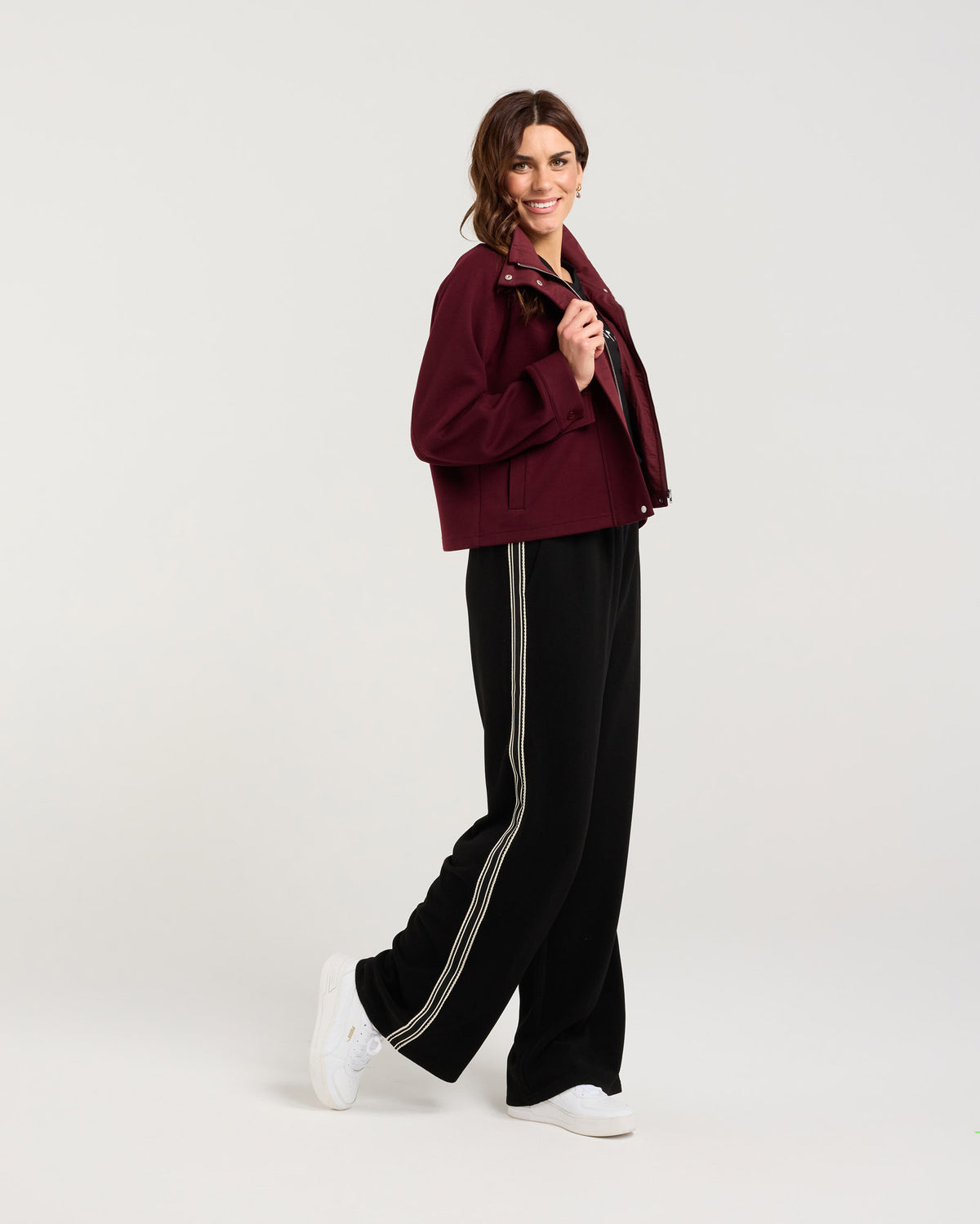 Amaya Zip Front Crop Jacket