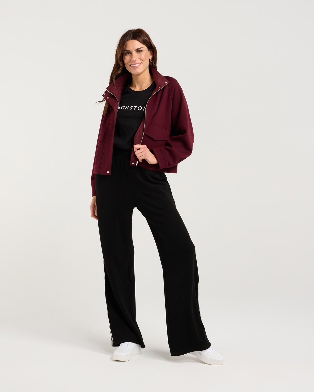 Amaya Zip Front Crop Jacket
