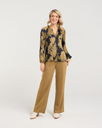 Pollyana Pleat Top