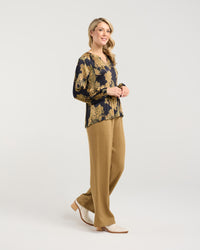 Pollyana Pleat Top
