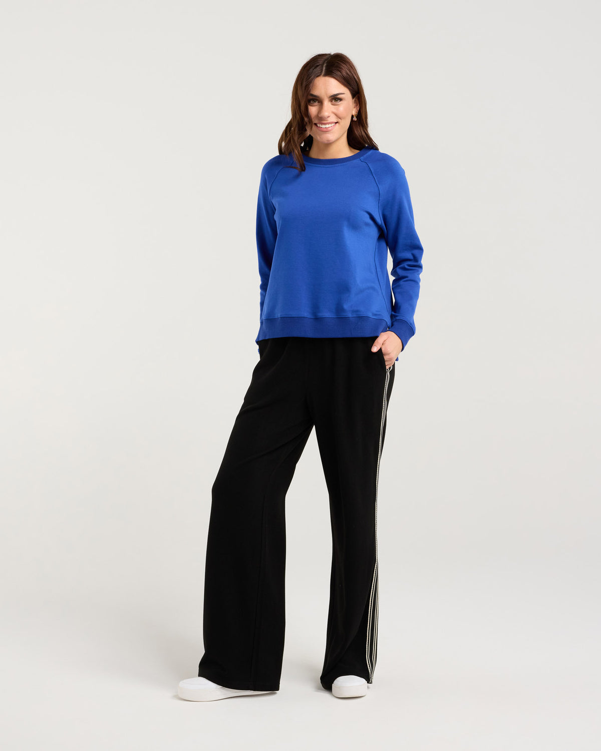 Empire Step Hem Sweat