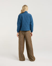 Helena Rib Cuff Quilted Jacket