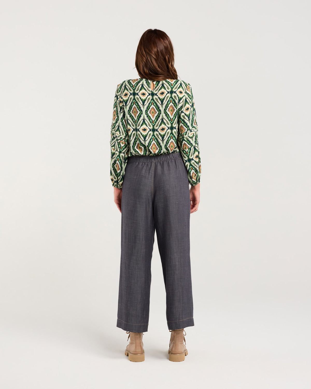 Baldwin Button Detail Linen Jean
