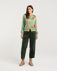 Ivanka Satin Print Bomber