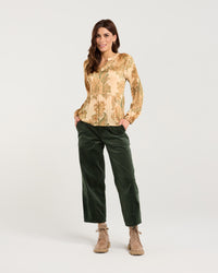 Pollyana Pleat Top