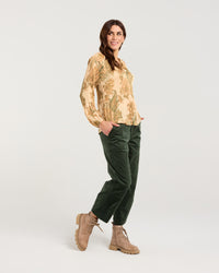 Pollyana Pleat Top