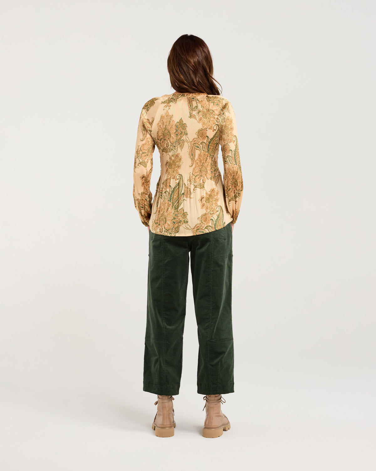 Pollyana Pleat Top