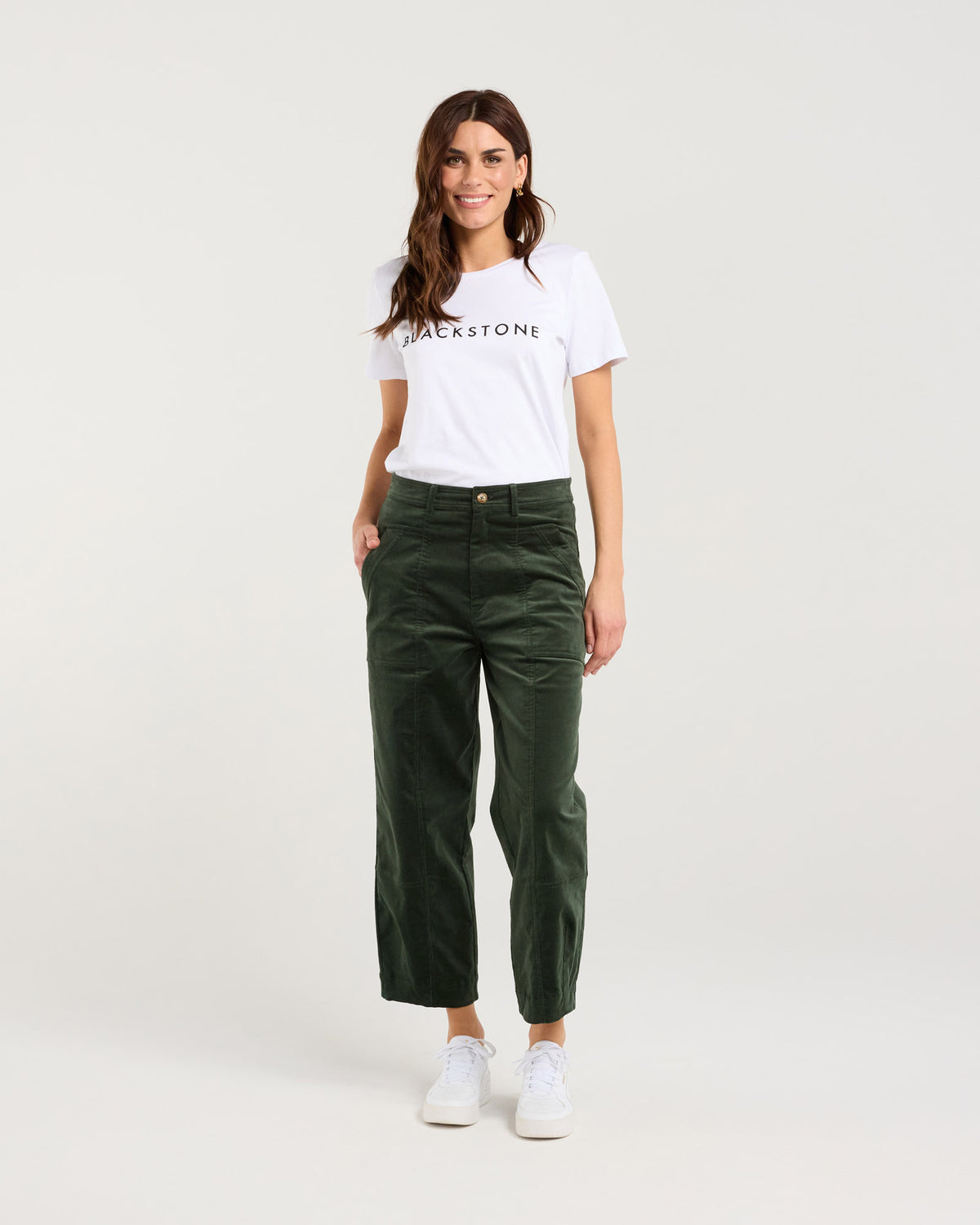 Roxi Baby Cord Barrel Leg Pant