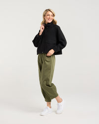 Amaya Zip Front Crop Jacket