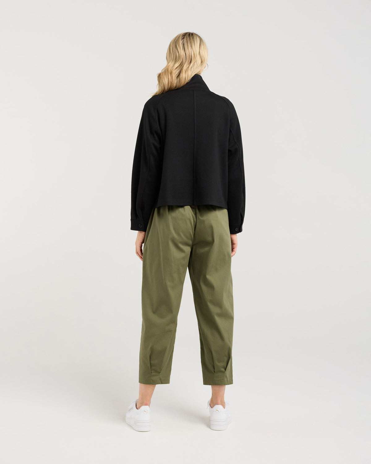 Amaya Zip Front Crop Jacket