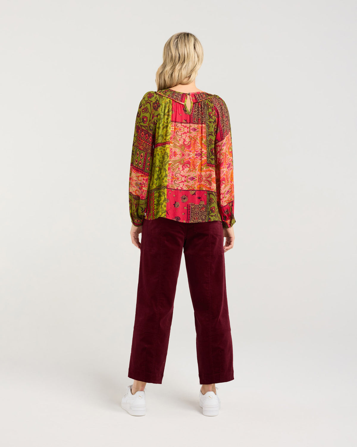 Frances Gathered Yoke Top