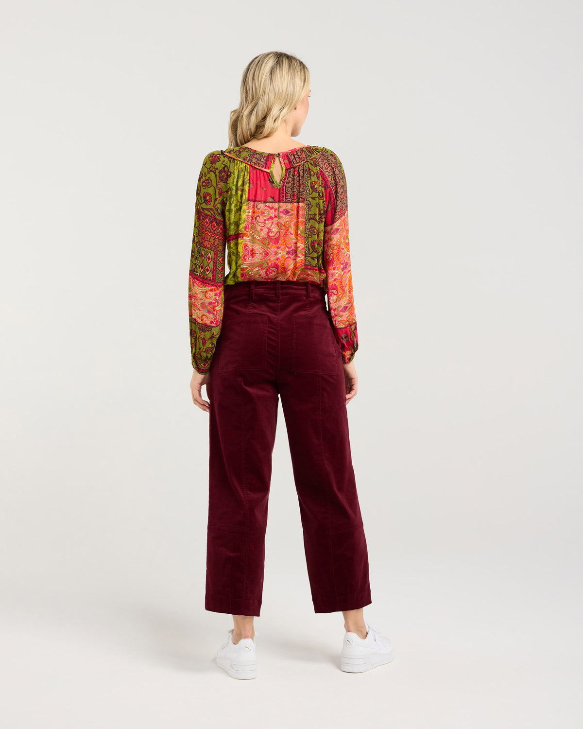 Roxi Baby Cord Barrel Leg Pant