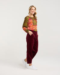 Roxi Baby Cord Barrel Leg Pant