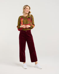 Roxi Baby Cord Barrel Leg Pant