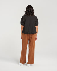 Cotton Bubble Back Shirt