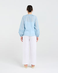 Christina Frill Neck Top