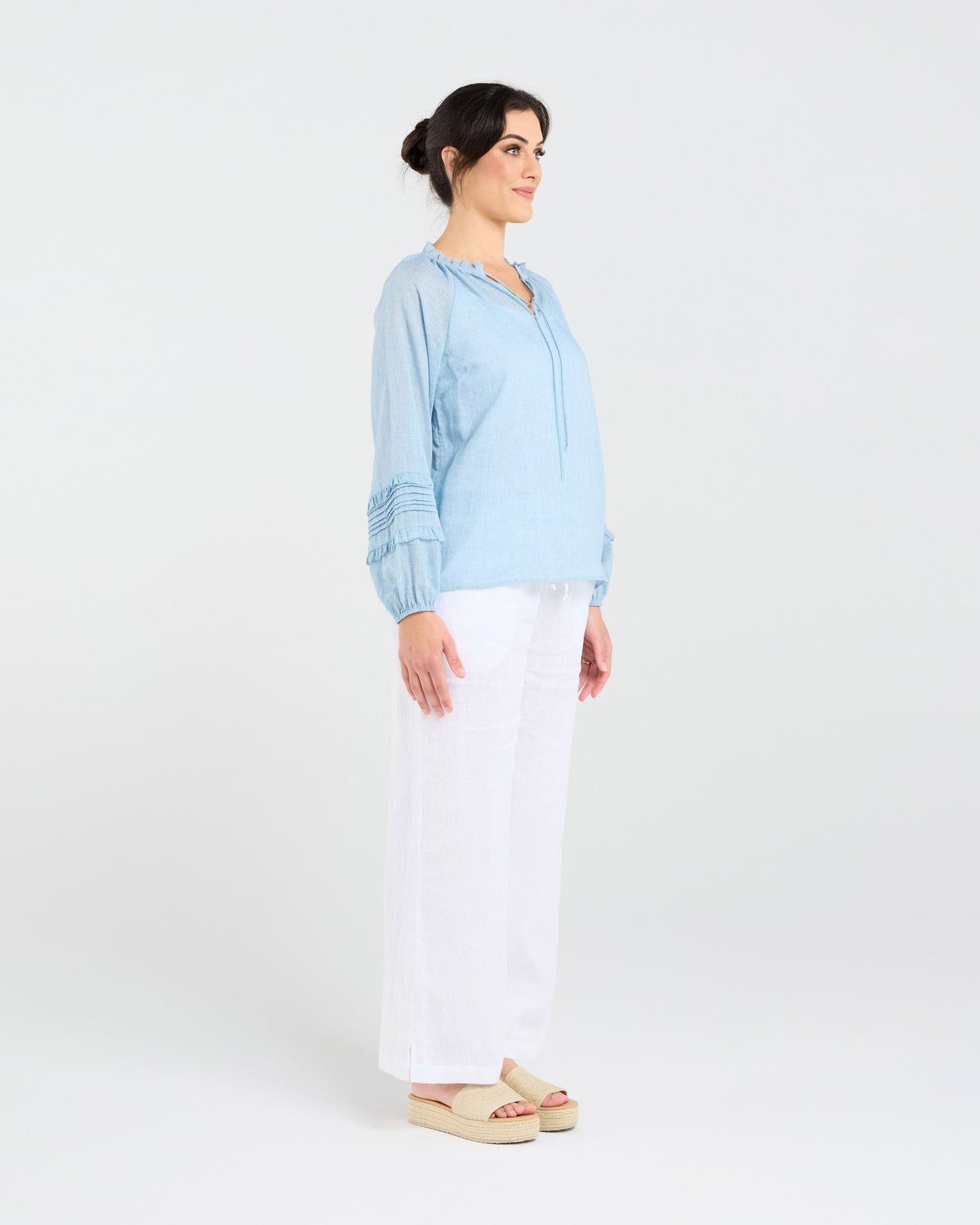 Christina Frill Neck Top