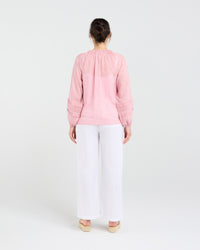 Christina Frill Neck Top