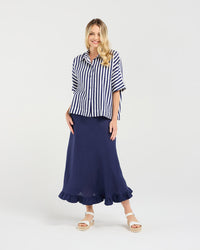 Cecile Boxy Shirt - Stripe