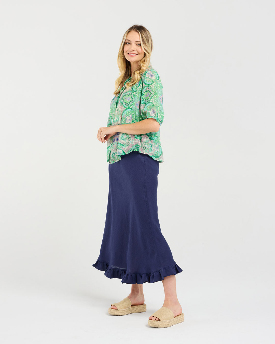 Darrell Gathered Waist Shirt