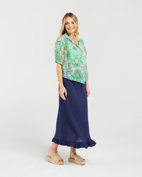 Darrell Gathered Waist Shirt