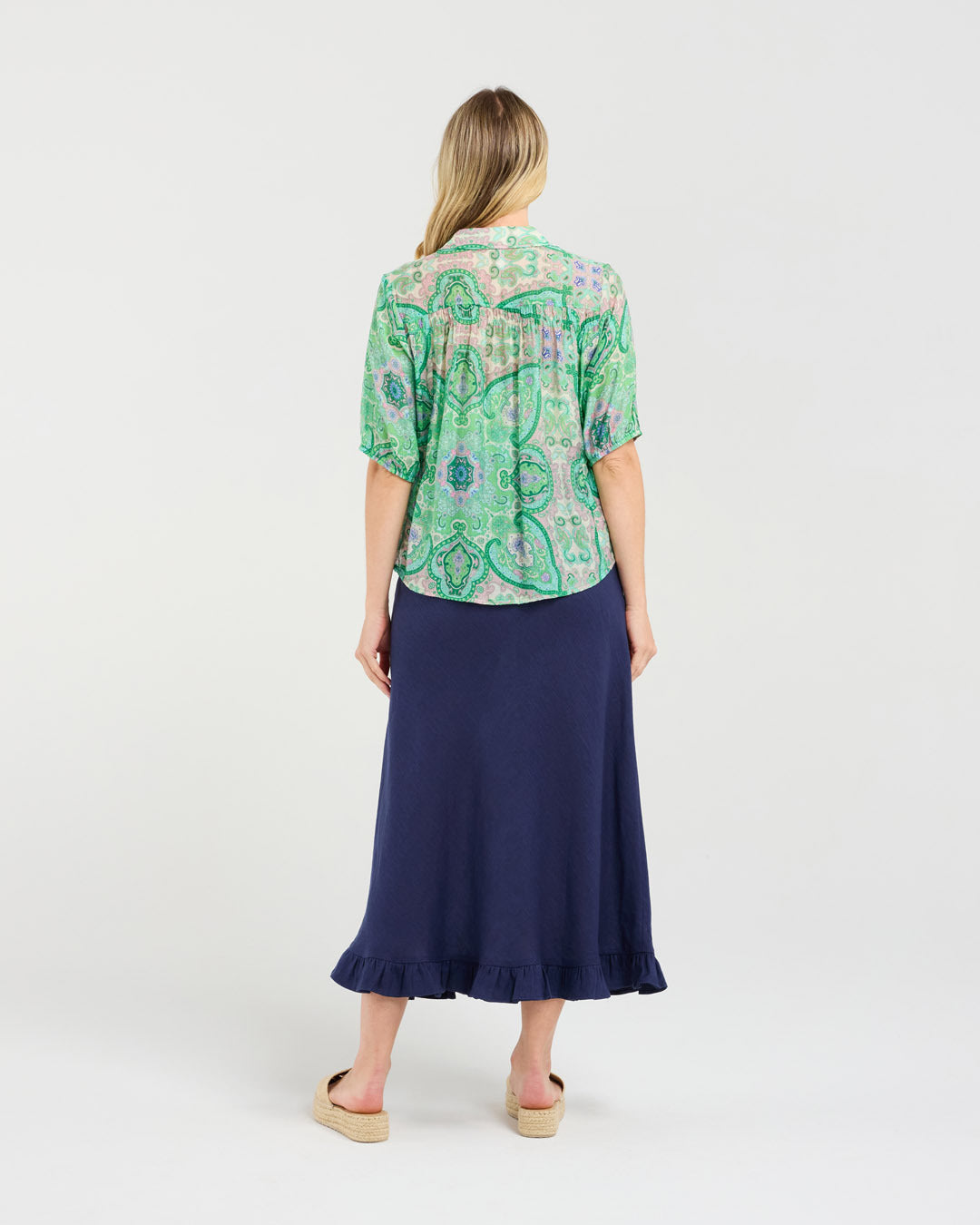 Darrell Gathered Waist Shirt