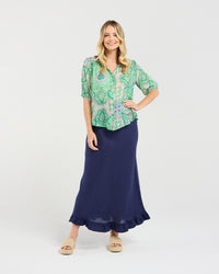 Darrell Gathered Waist Shirt