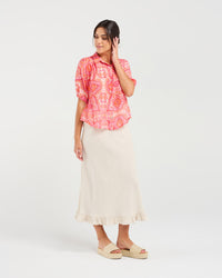 Darrell Gathered Waist Shirt