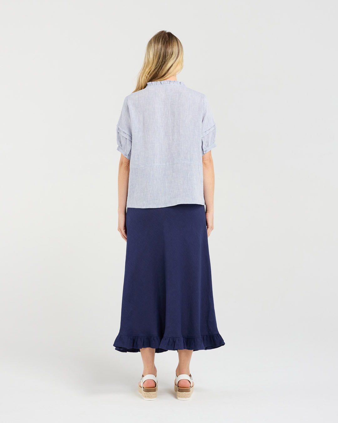 Regina Button Front Top