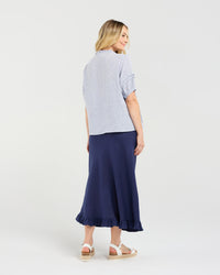 Regina Button Front Top