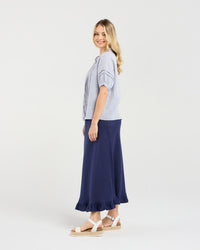 Regina Button Front Top