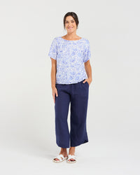 Lydia Frill Trim Top