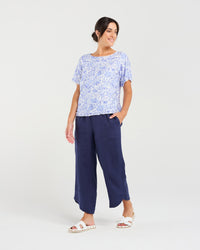 Lydia Frill Trim Top
