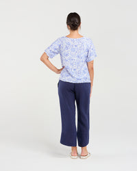 Lydia Frill Trim Top