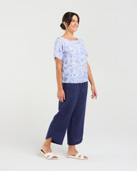 Lydia Frill Trim Top
