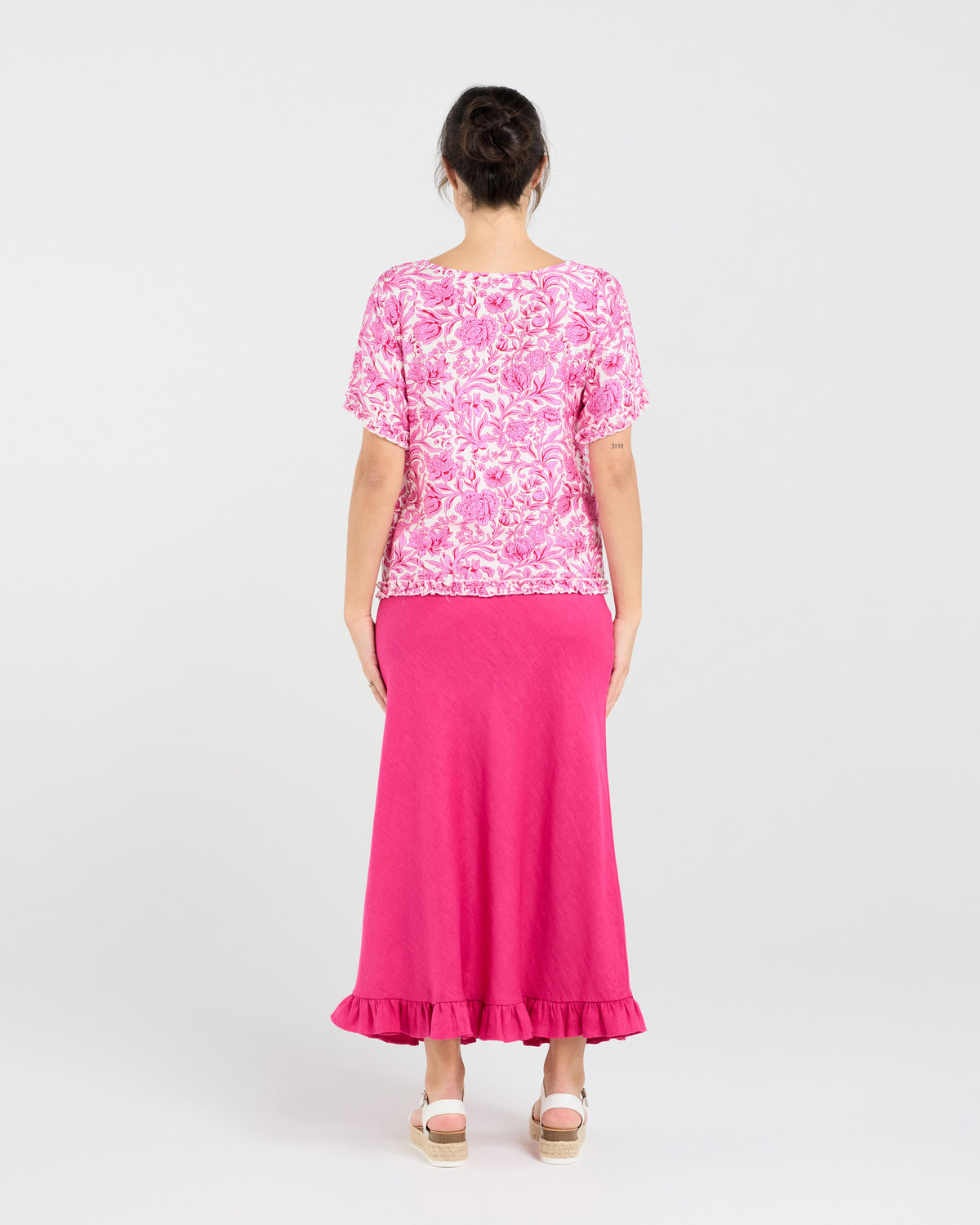 Lydia Frill Trim Top