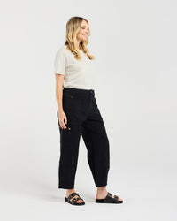 Suzette Linen Blend Stripe T-shirt