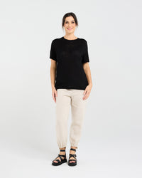 Stephanie Linen Blend T-shirt