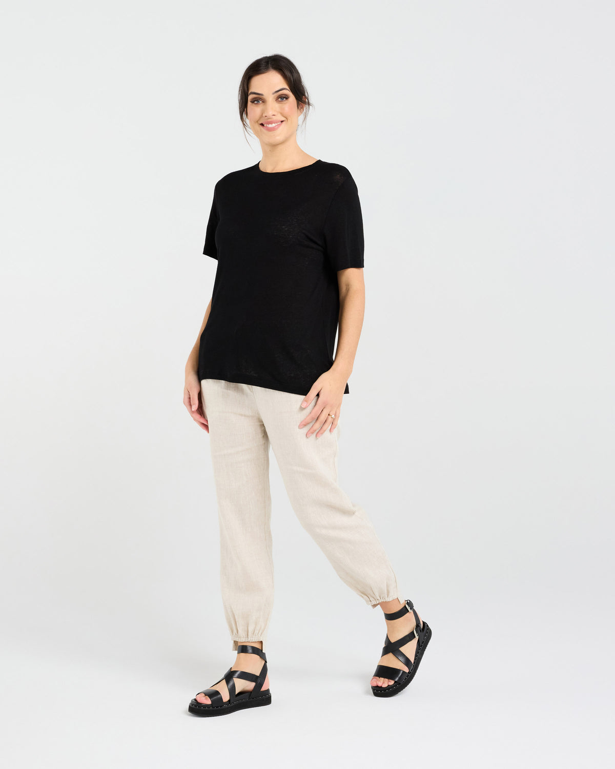 Stephanie Linen Blend T-shirt